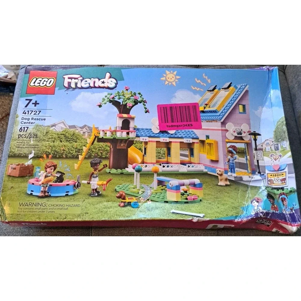 LEGO FRIENDS Dog Rescue Center (41727)‎  617 PCS Damaged but sealed box complete